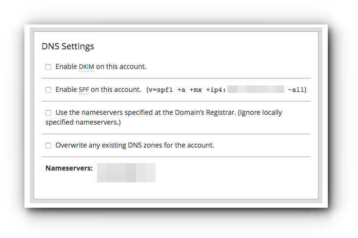 cpanel dns