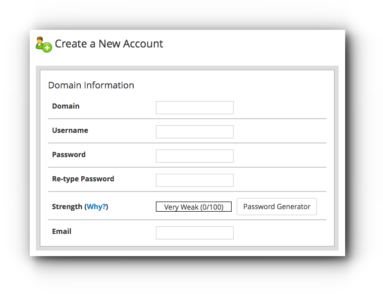 create login