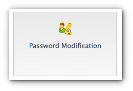 password modification