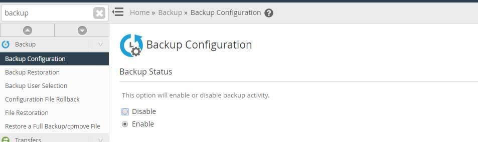 backup configuration1