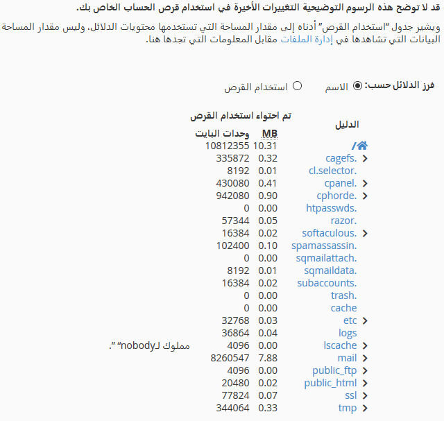 disk usage statistics3