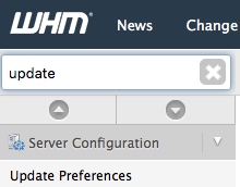 WHMUpdatePreferences