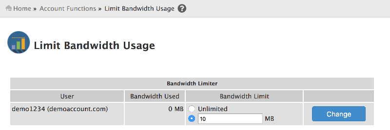 bandwidth limit3