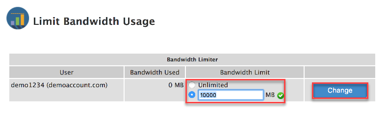 bandwidth limit4